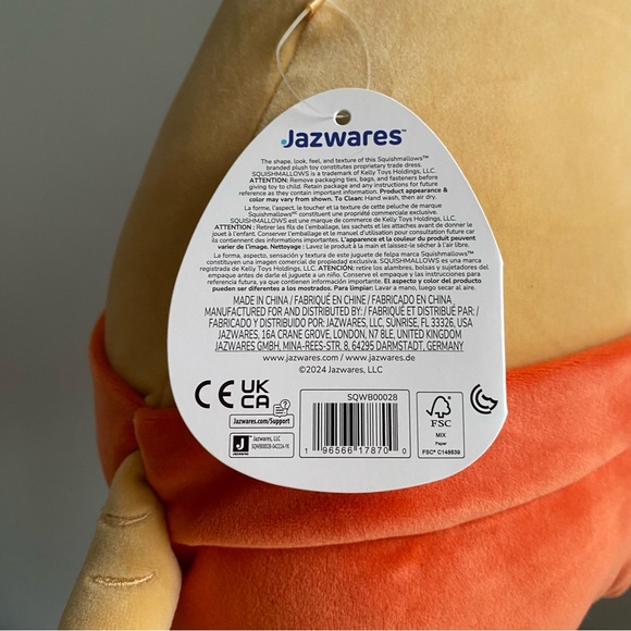 Mandrake 10” Harry Potter Squishmallows 2024 - Picture 5 of 6